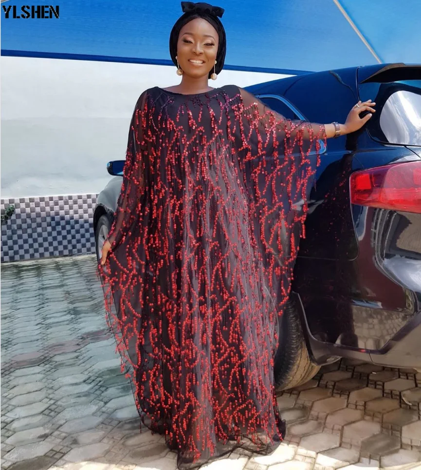 Африканские платья для женщин 2019 Дашики африканская одежда мусульманское