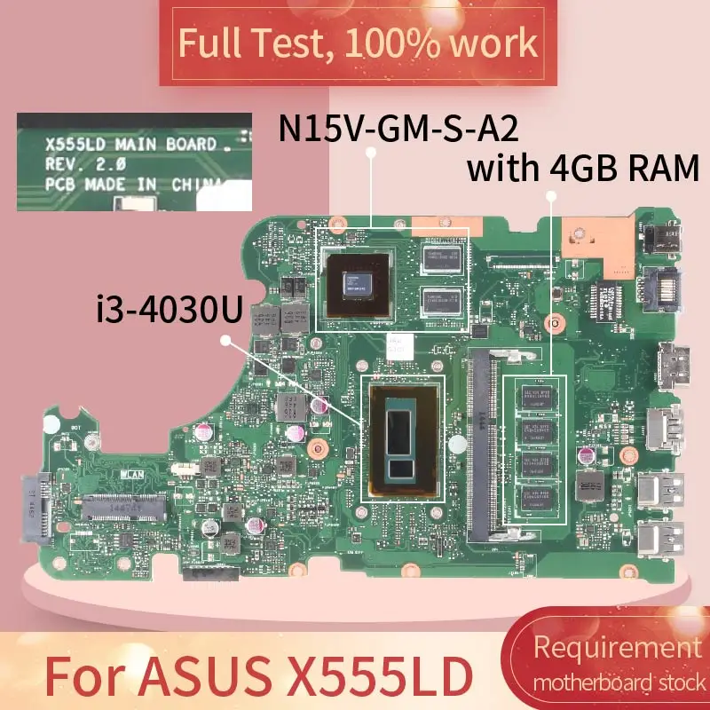 Материнская плата для ноутбука ASUS X555LD W519L X555L X555LJ X555LB X555LN X555LF | Компьютеры и офис