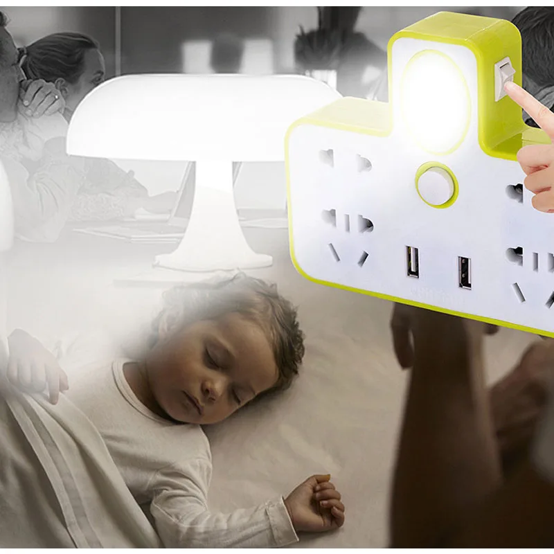 Новый розовый белый 5В 2.1A 2USB 1 до 3 Беспроводной Мощность полосы США ЕС