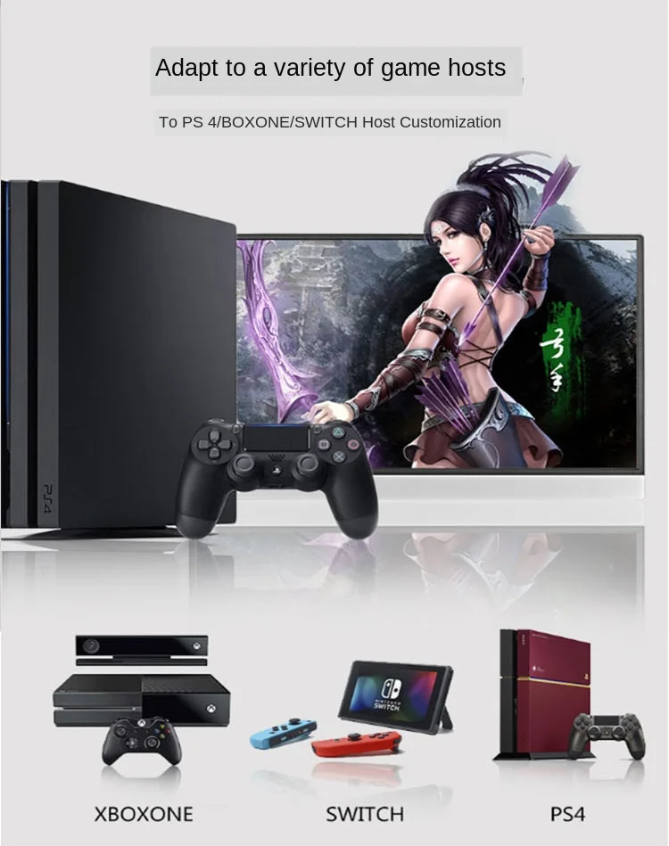 Портативный монитор 13,3 ''4K lcd HD HDMI usb type C Дисплей для ПК ноутбука телефона PS4-switch-XBOX 1080p игровой монитор ips экран
