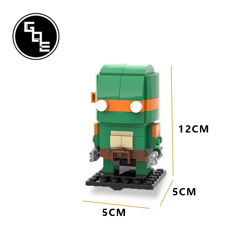 

Anime Figures MOC-18374 Brickheadz Donatello MOC-18378 BrMOC-18375 Brickheadz Raphael MOC-18376 Brickheadz Leonardo bricks toys