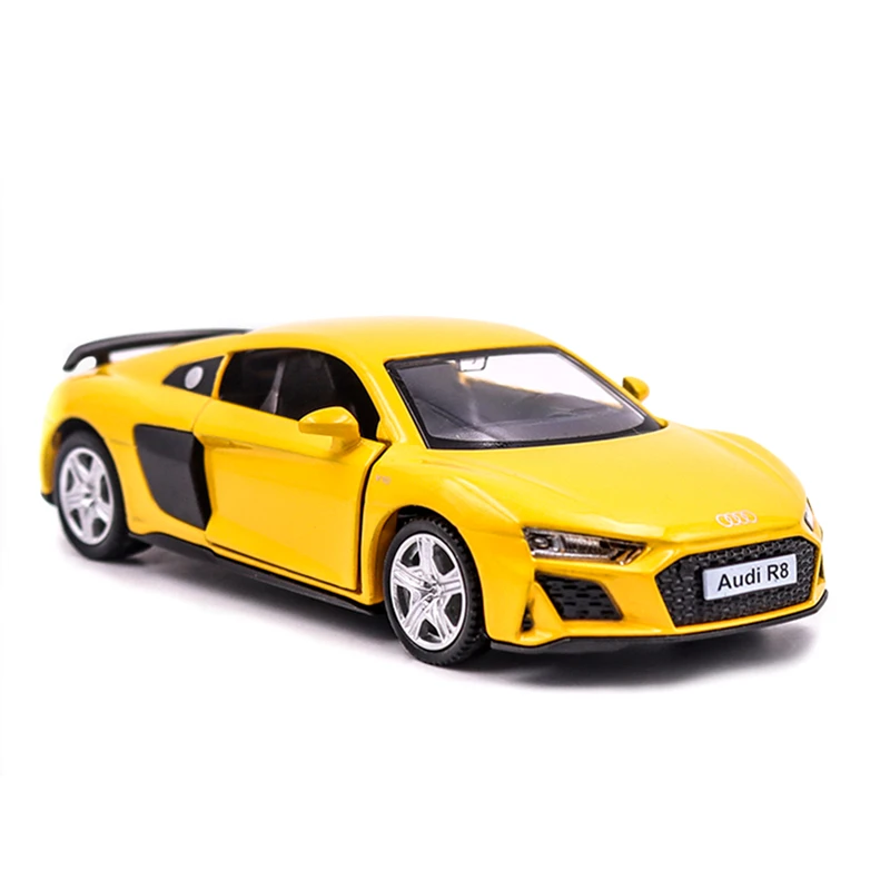 

Audi R8 1/36 сплав Diecast Отступить модели автомобиля игрушки для взрослых, в офис, для украшения дома