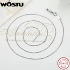 Лидер продаж 45 см реальные 925 пробы серебряная шкатулка цепи Регулируемая ожерелья подходит для кулон для изготовления браслета Ассорти Для женщин Роскошные S925, ювелирное изделие, подарок