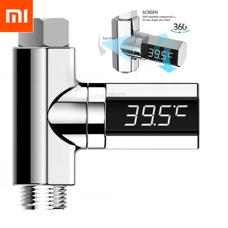 Xiaomi LW 101 светодиодный дисплей бытовой водный термометр для душа поток воды