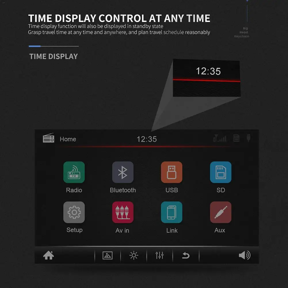 7 дюймов Bluetooth стерео радио сенсорный экран плеер 2 Din HD Mp5 плеер поддерживает для IOS/Android телефон зеркальное соединение автомобиля MP5
