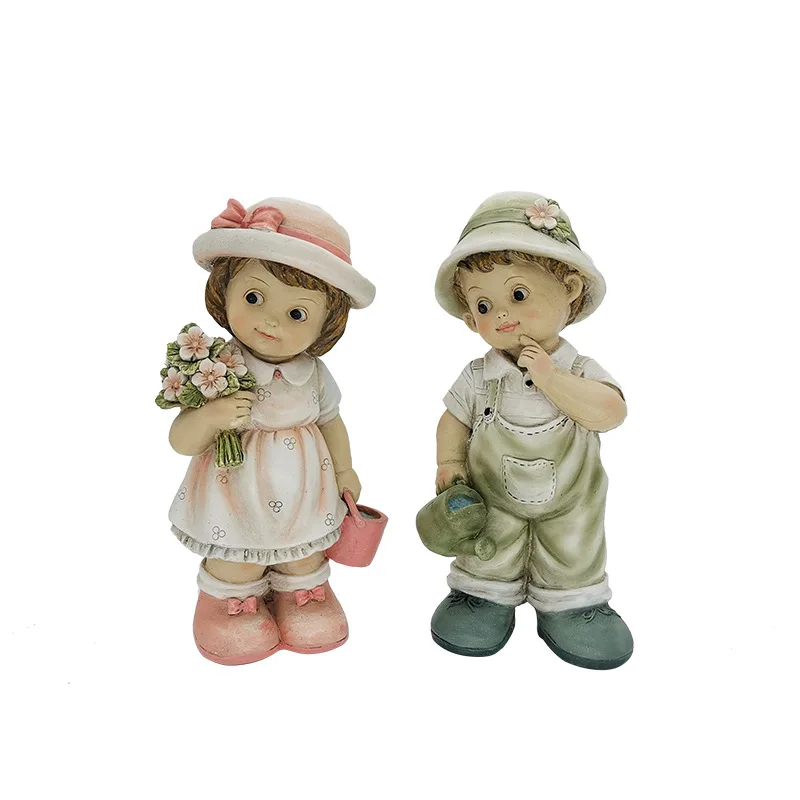 

Cartoon Children's Garden Decoration Garden Grass Garden Landscape Sculpture Resin Crafts