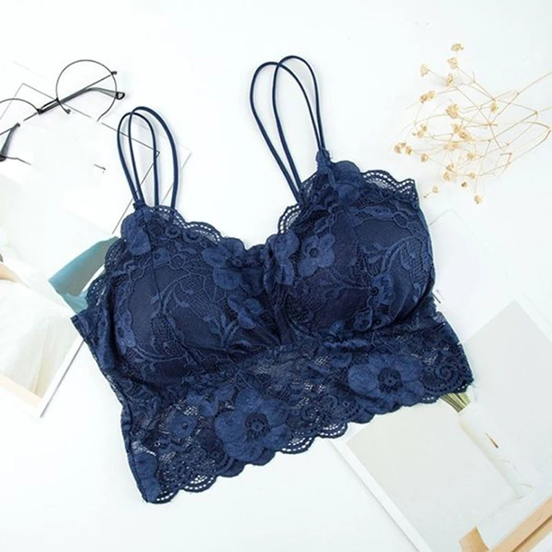 

Women Sexy Lingerie Lace Floral Bralette Bra Tank Camis Underwear Lace Bra Crop Tops Brassiere