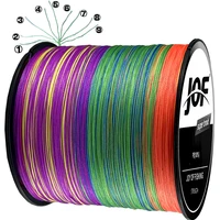jof 9 strands super strong pe braided fishing line diameter 0 14 0 55mm multifilament fishing line 300m500m braid thread