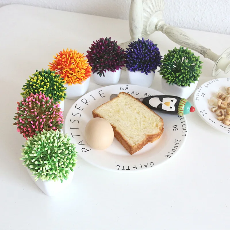 1 Набор 12 головок искусственные суккулентные выращиваемые растения домашние