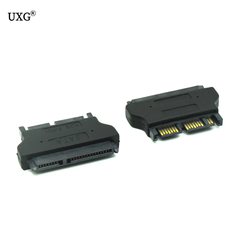 

1.8" Micro SATA 7+9 16pin Male mSATA SSD HDD Hard Disk Drive to 2.5" SATA 7+15 22pin Female Laptop Notebook Adapter