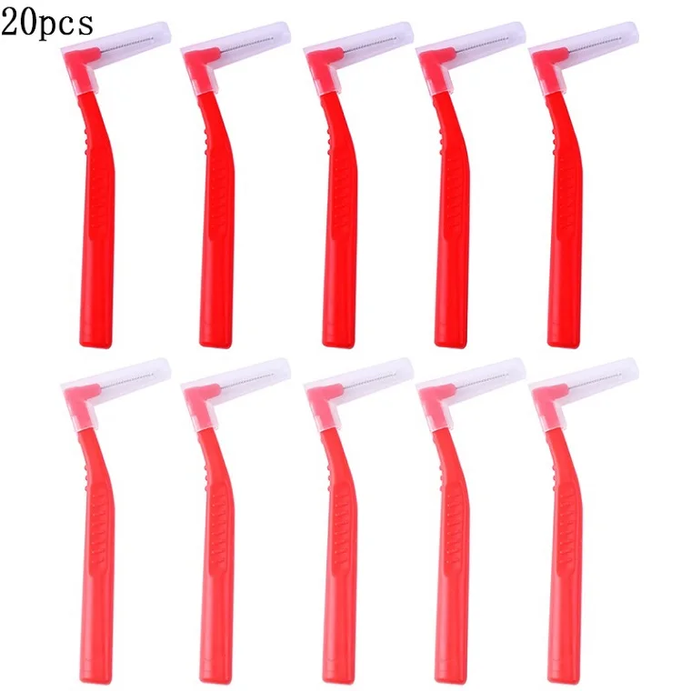 20pcs 200/20/10 шт. зубная нить для ухода за межзубным пространством, Чисти зубы палочка Палочки s нить Палочки гигиена полости рта зубная нить Oral - Цвет: 20pcs