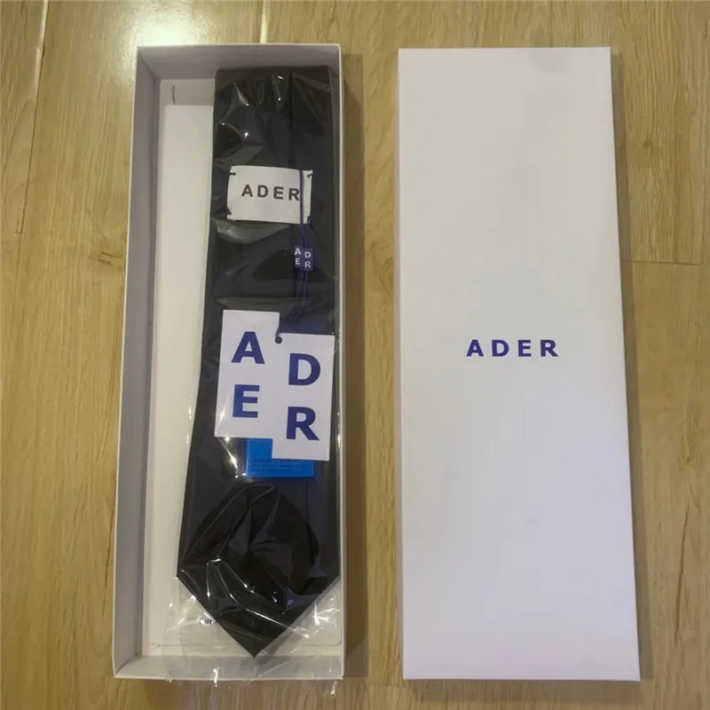 

100% Silk Adererror Ties for Men Hollow Destruction Ader Error Cravat For Men's Tie Wedding Party Dropshipping