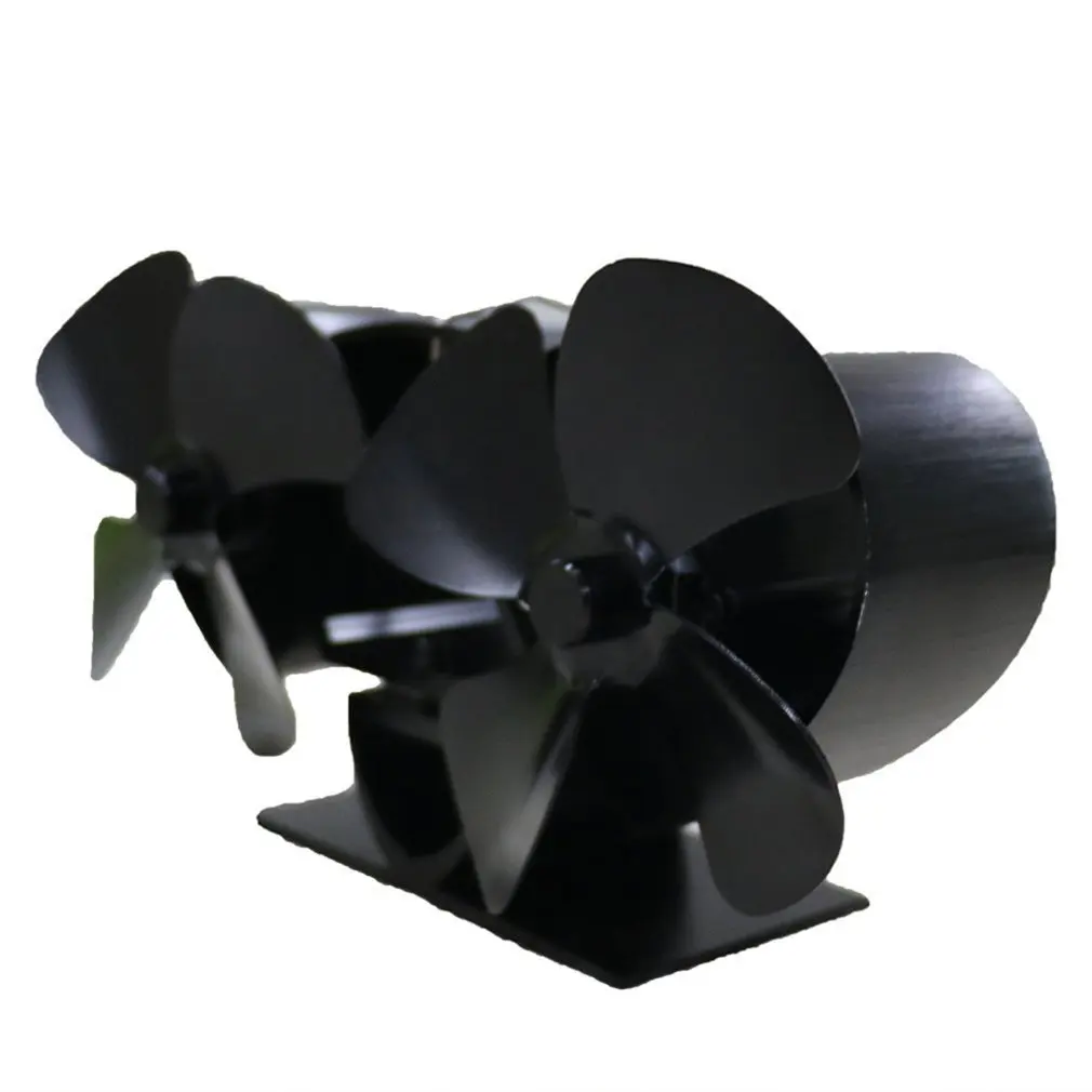 

201 mini 4-Blade Heat Powered Wood Stove Fan Thermal Power Fireplace Fan Heat Supplies Wood Stove Fan self-powered