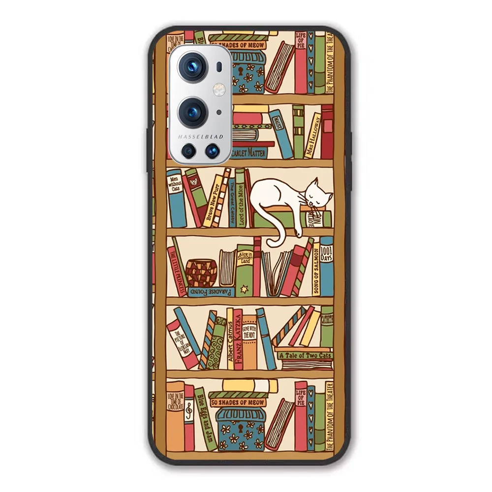 

For OnePlus Bookshelf No.1 Soft TPU Border OnePlus 7 7T 7Pro 8 8T 8Pro 9 9Pro Case