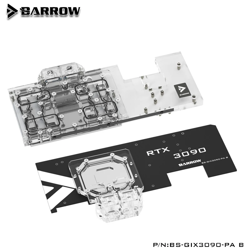 Курган двойной вентилятор охлаждения воды использовать блок для GIGABYTE RTX AORUS 3090/3080