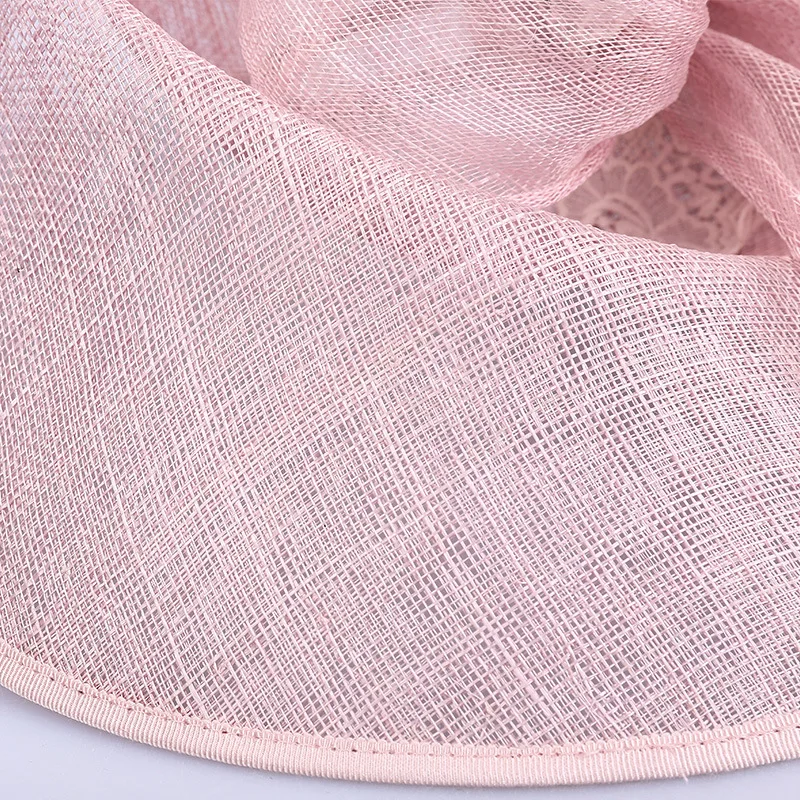 

Brand British VIntage Women Large Philippine Sinamay Fascinator Hairband For Women Solid Flower Summer Spring Cocktail Headwear