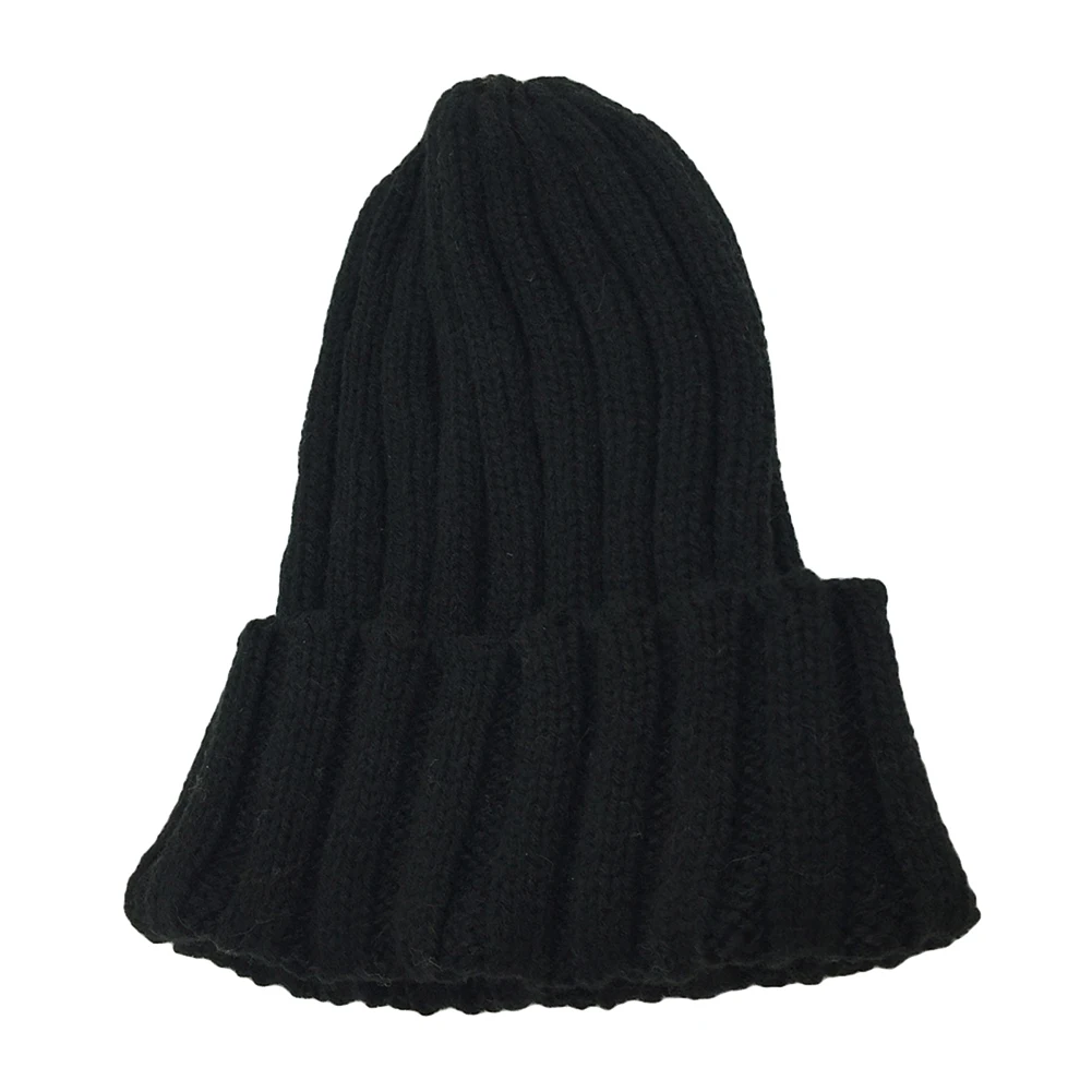 

Winter Autumn Women Beanie Knitted Solid Color Hat Warmer Bonnet Casual Cap