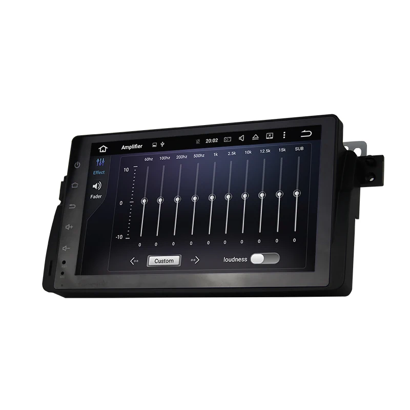 Eunavi 9 'ƈG RAM 1 din Android 0 четырехъядерный автомобильный радиоприемник для BMW E46 318 320