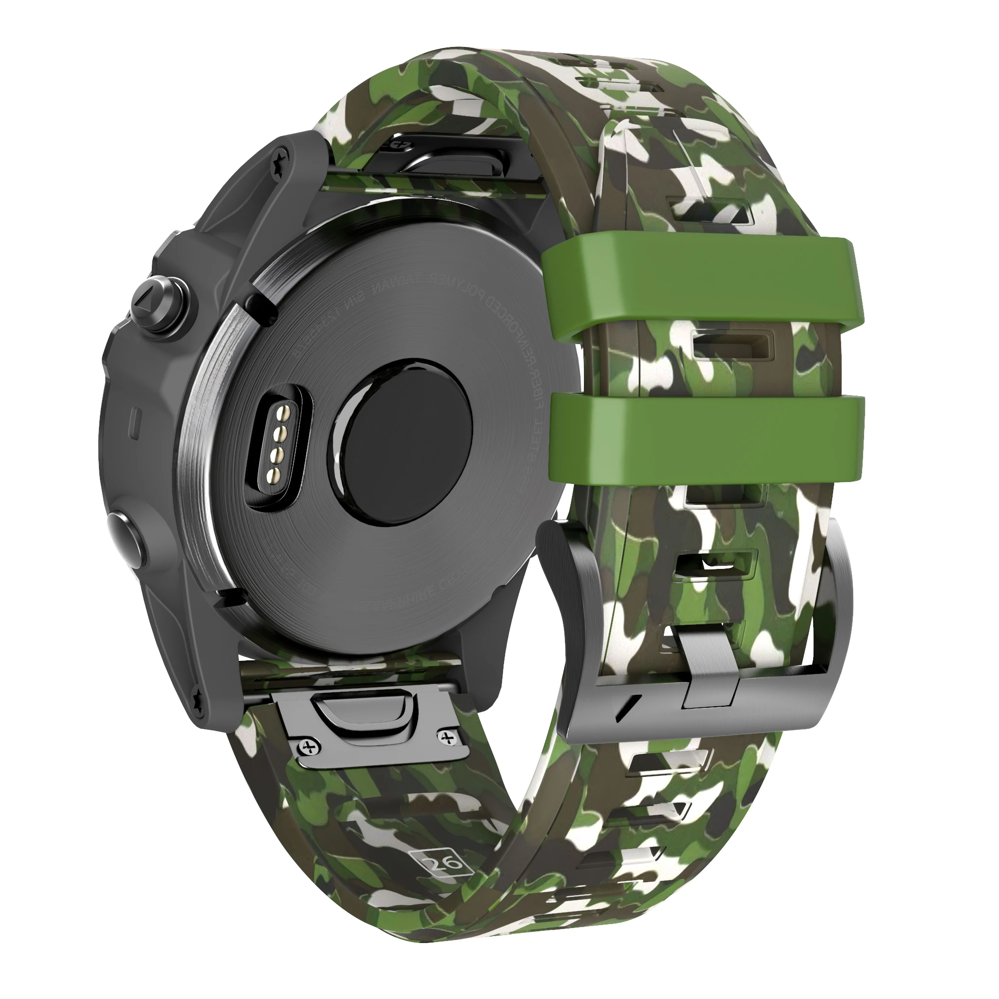 26 мм Камуфляжный быстросъемный ремешок для часов Garmin Fenix 5X Plus 6X Pro 3 3HR MK1 D2 Delta PX