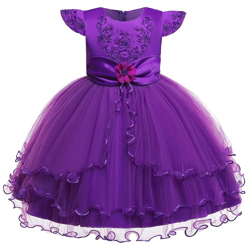 Вечерние платья с рукавами-крылышками для девочек на День рождения вечерние