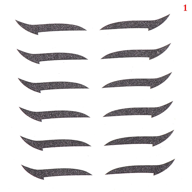 12 шт век макладки на линия палки многоразовые макияж наклейка для подводки глаз