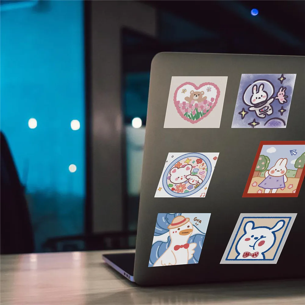 

10/30/50pcs Cute Cartoon Character Stickers VSCO Waterproof Vinyl Stickers for Kids Laptop Phone Toy Computer Motorcycle Decals