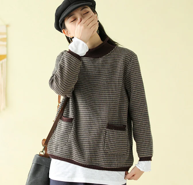 Женские свободные флисовые толстовки повседневные теплые кофты в стиле ретро с