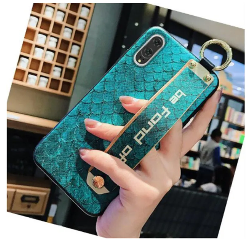 no strap phone case Чехол из ТПУ с чехлом для Xiaomi Redmi Note 7 5 pro mi 9 8 se lite, модный матовый браслет-держатель на плечо для телефона ba - Цвет: no strap phone case
