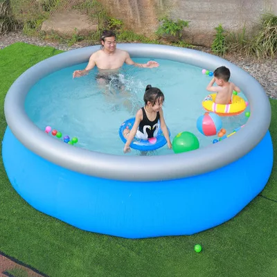 

Top ring inflatable pool butterfly clip net PVC swimming pool home outdoor round children's swimming pool toy
