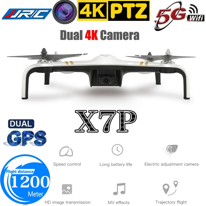 X7p Дрон с GPS 5g 4k камерой Hd 1200 метров Расстояние управления Профессиональный