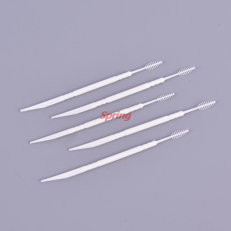 

Hot 100Pcs Double Superfine Tooth Stick Oral Care Clean Teeth Food Residue Toothpick Dental Floss Rods Brush Bamboo Stick