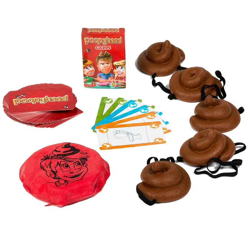 Poopyhead игрушка игра где No 2 всегда выиграет! Настольные игры Карточная для