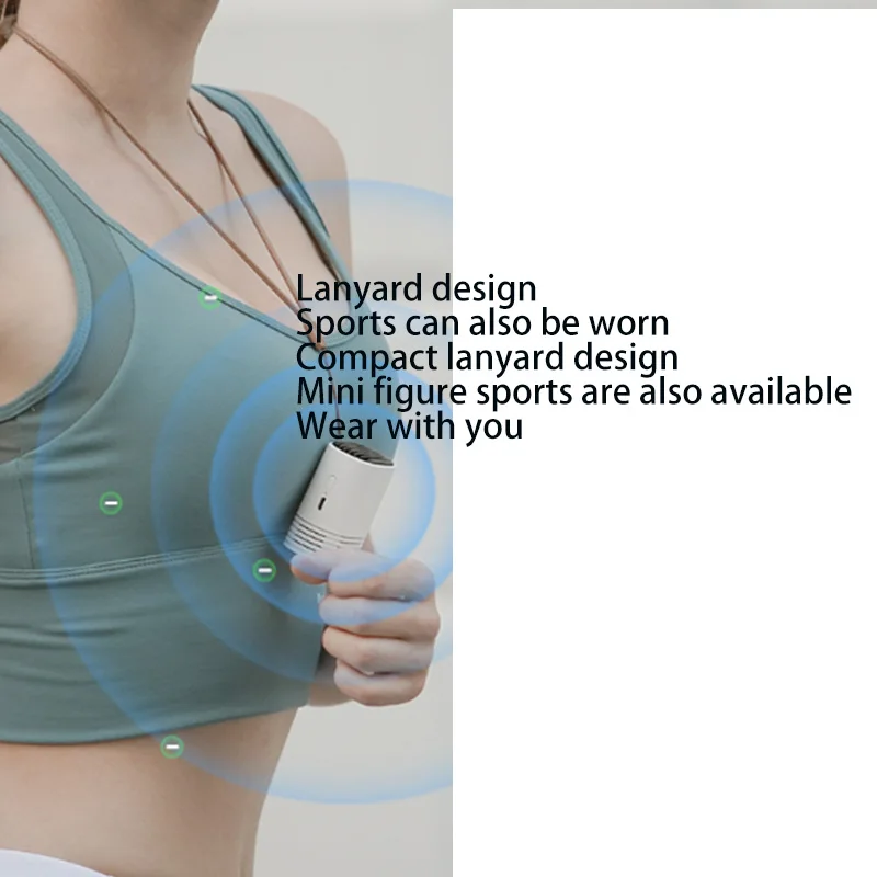 

Portable Air Mini Purifier Hanging Neck Purifier Hanging Neck Anti-Fog and Formaldehyde Purifier-White