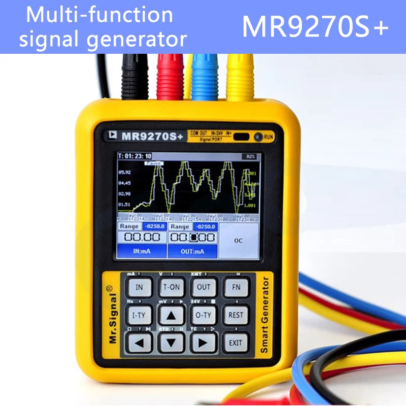 Upgraded MR9270S+ Hart 4-20mA Signal Generator Calibration Current Voltage PT100 Thermocouple Pressure Transmitter PID Frequency