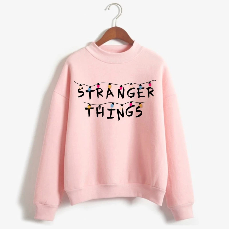 

Dropship Stranger Things Hoodies Women/kid Fashion Cotton Female Hoodies Pink Sweatshirts Autumn Stranger Thing Hoodie Clothes