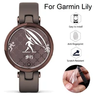 screen protector for garmin lily smart watch clear scratch resistant hydraulic film soft protective cover for garmin watch lily