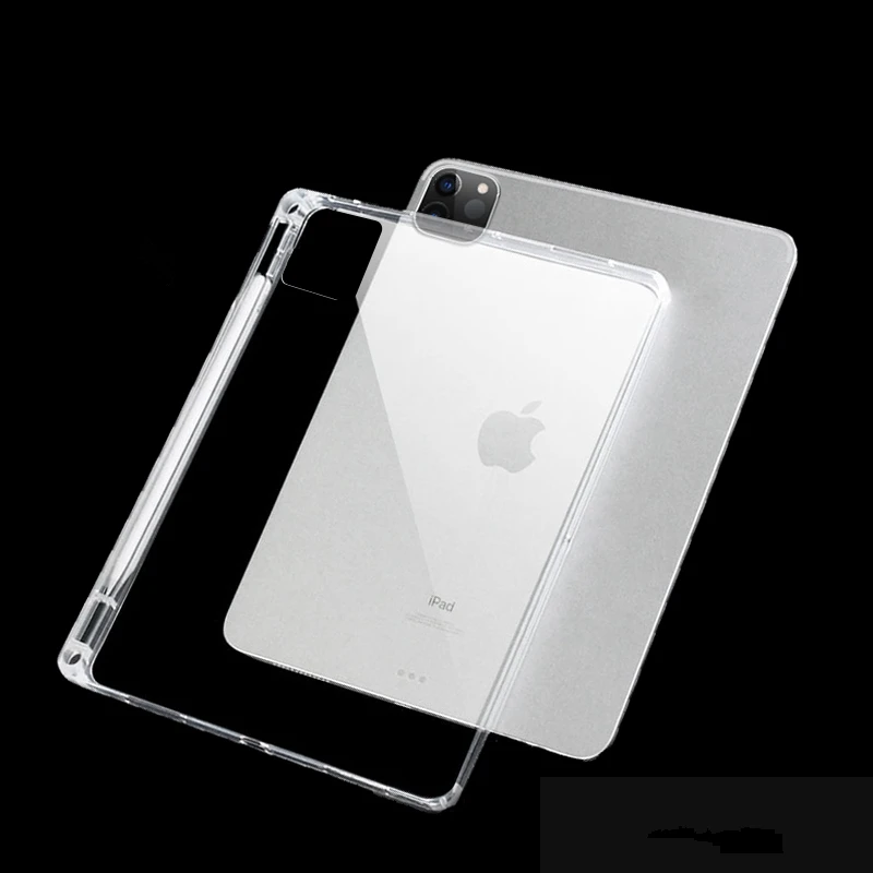 

Case for iPad Pro 11 inch 2020 Cover Transparent Clear TPU Silicon Tablet Case for iPad Air 2/1 9.7 2018 Pro 10.5 Mini Funda