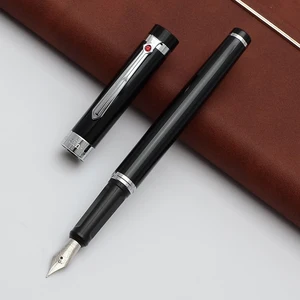 Высокое качество Средний наконечник 0,5 мм чёрная чернильная ручка брендовая школьная металлическая кабинет Бизнес пишущие ручки подарки