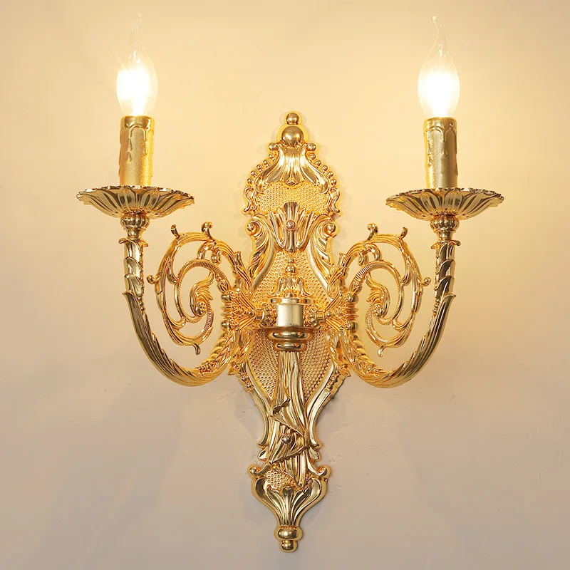 

Zinc Alloy Wall Lamp Bedroom Bedside Lamp Living Room Background Wall Lamp Hotel Corridor Aisle Decorative Wall Lamp