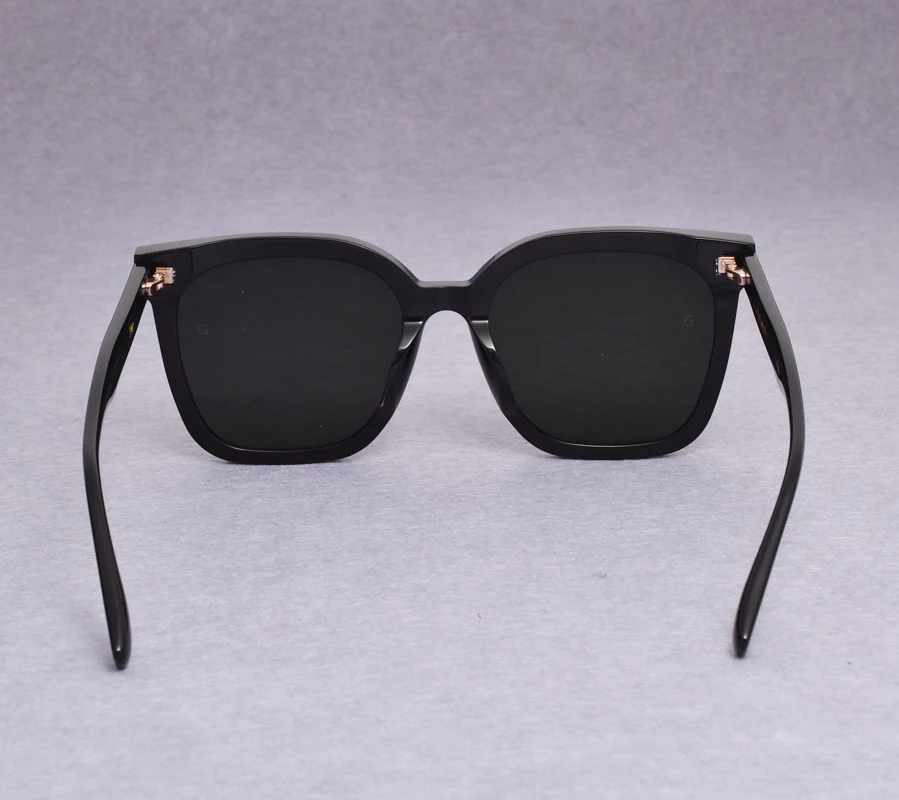 

2020 Korea Brand GENTLE Her Sunglasses Big Square Cat eye Acetate Polarized UV400 Sunglasses women men with Original Packaging