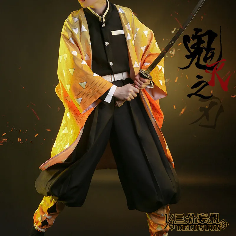 Демон убийца: Kimetsu без Yaiba камадо Tanjirou Agatsuma Zenitsu томилочка Giyuu Nezuko кимоно униформы