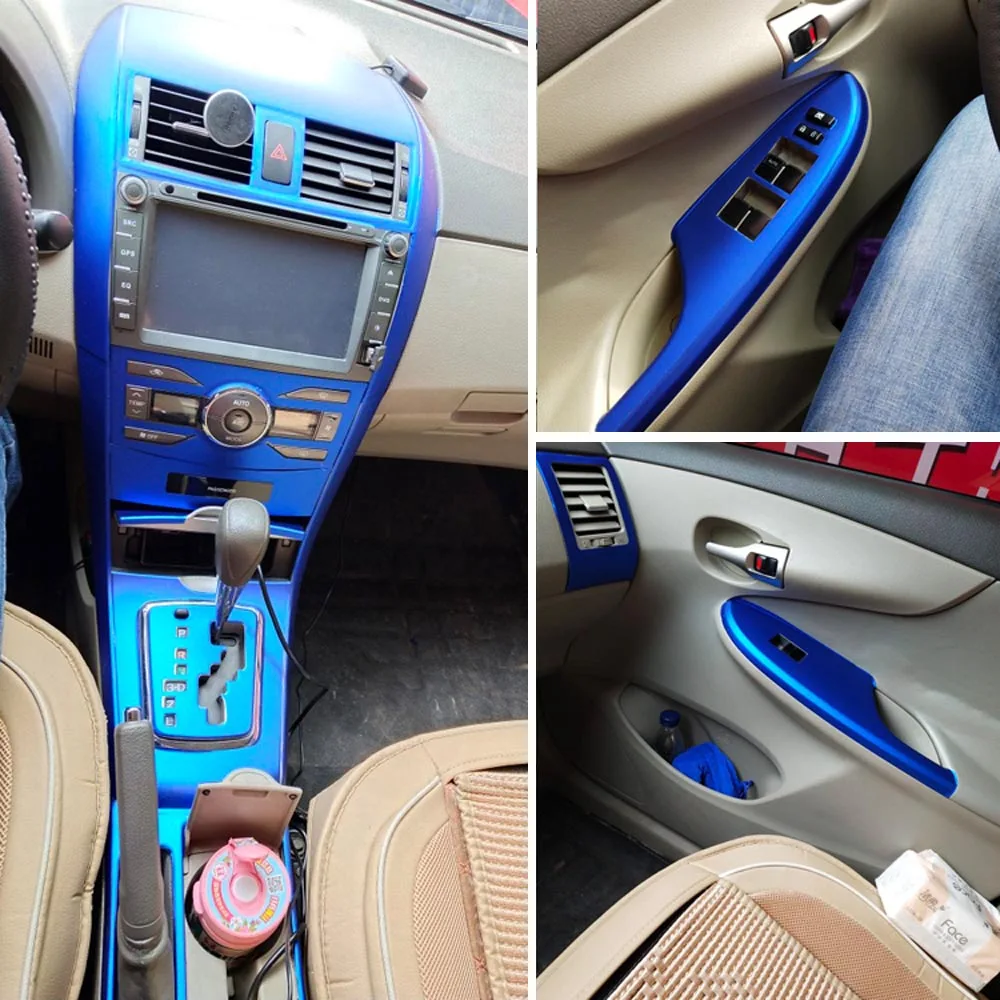 Для Защитные чехлы для сидений сшитые специально Toyota Corolla 2007 2013 внутренний