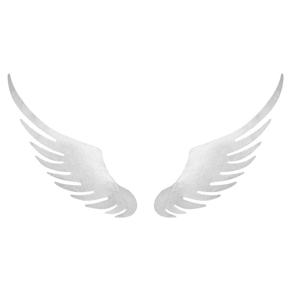 

3D Metal Car Sticker Wings Angel Badge Emblem Tail Decal Golden Sliver Fashion Personalize Decoration