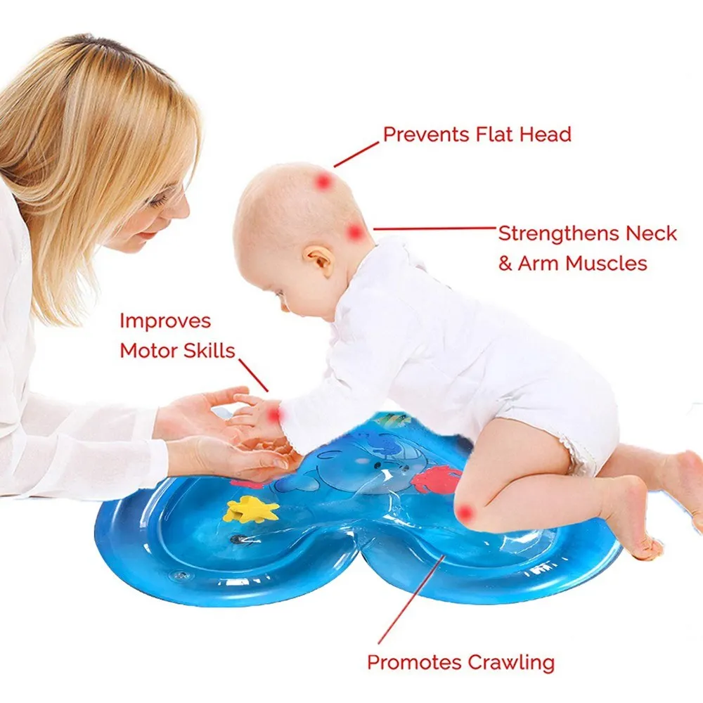 

Baby Play Mat Ice Pad Inflatable Thicken PVC Kids Development Play Center Crawling Rug Play Rug Baby Play Carpet