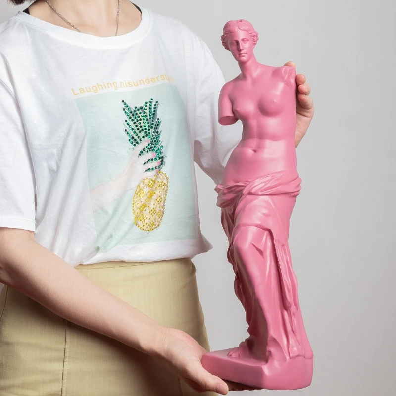 Европейская статуя для украшения дома из смолы Современное Абстрактное