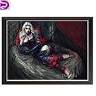 Картина из страз 5D с изображением сексуальной женщины, полноразмерная квадратная и круглая вышивка сделай сам, мозаика, украшение для дома, наборы для вышивки крестиком, подарок