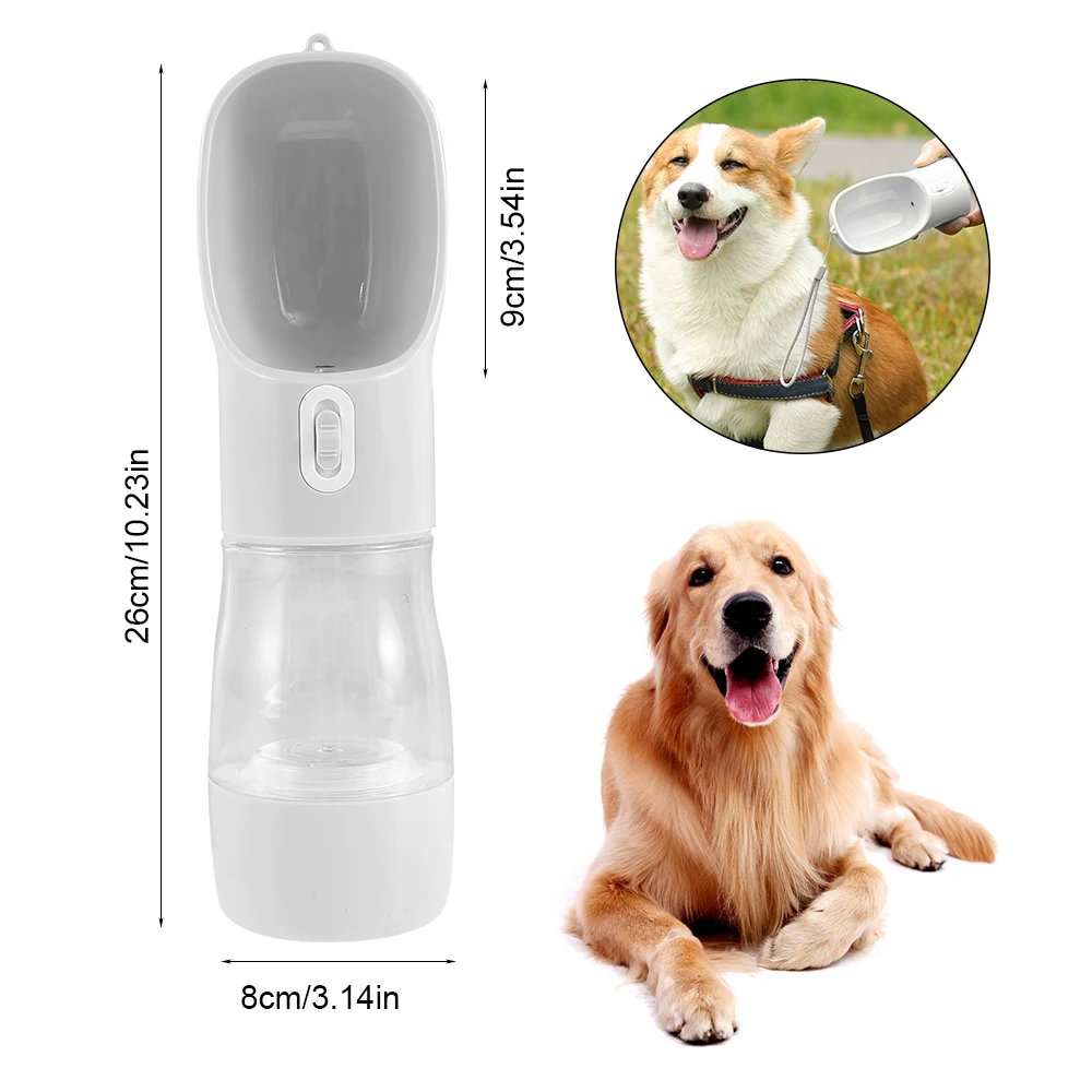 

Pets Travel Accessories Lightweight Cute Bear-shaped Portable Dog Feeding Water Drinking Bottle for Dogs Dispenser Stretchable