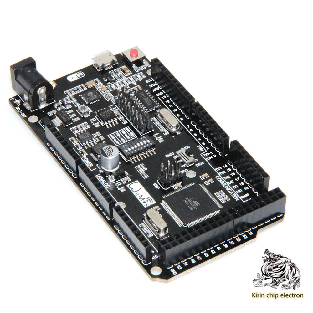 

1 шт./лот WIFI R3 ATMEGA2560 + ESP8266 (32 Мб памяти) usb-ttl CH340G
