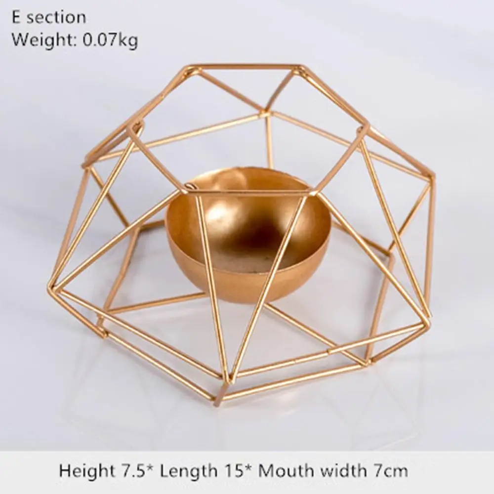 Простой Современный Железный подсвечник в скандинавском стиле гостиной дома