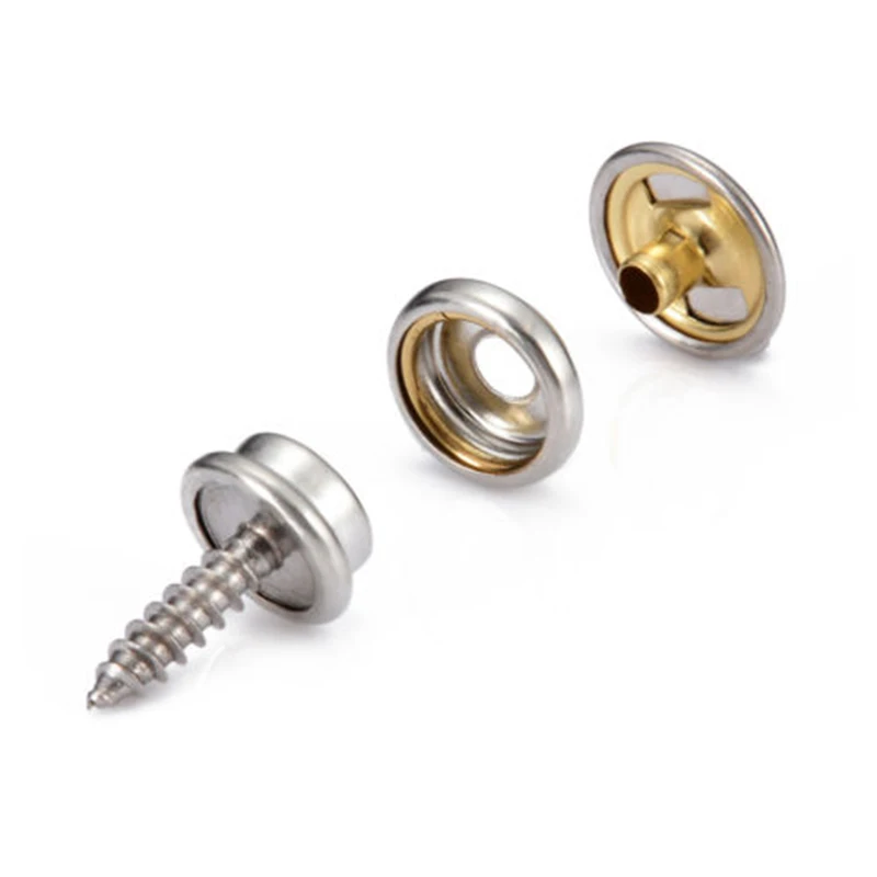 62 шт. набор кнопок для рукоделия винтовой пресс-гвоздики принадлежности